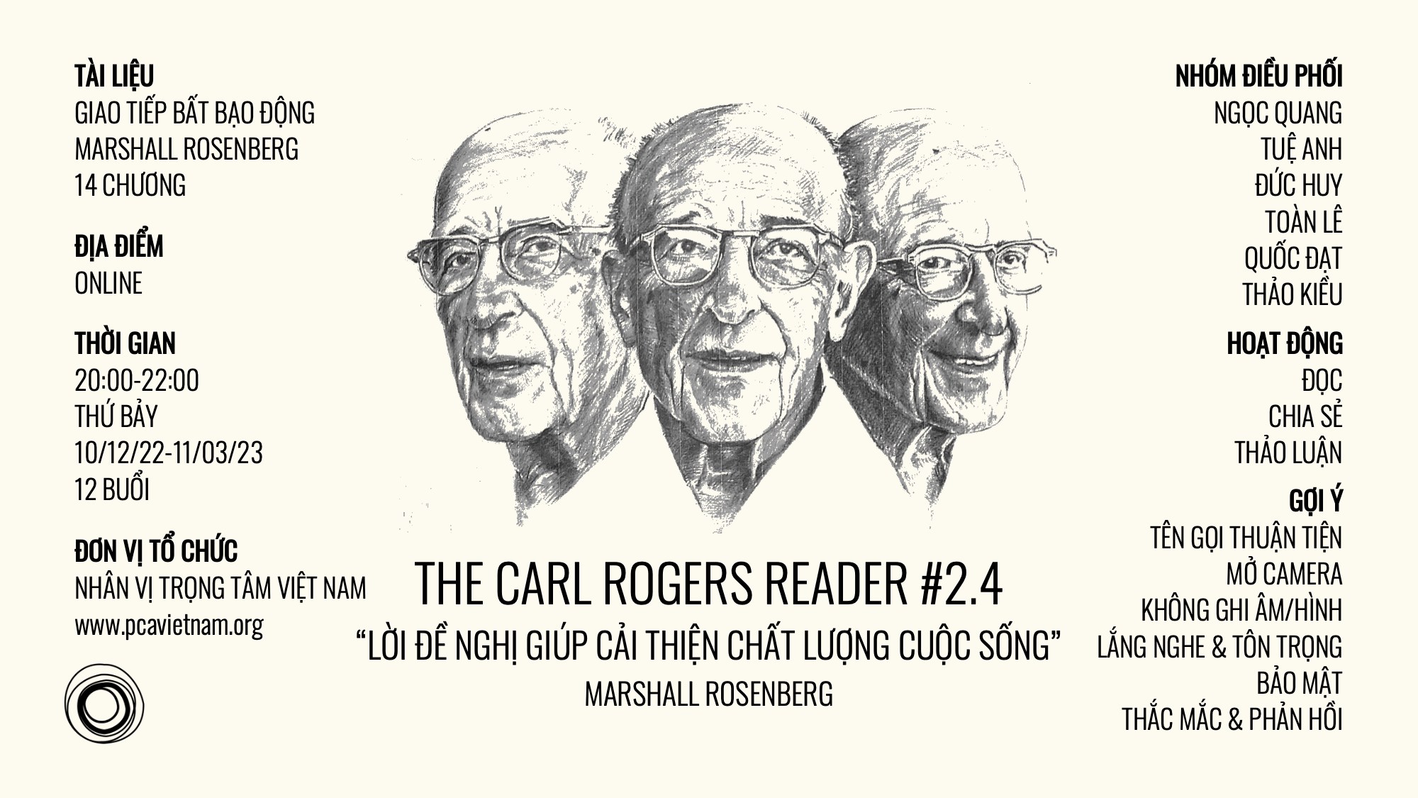 The Carl Rogers Reader #2.4: “Lời đề nghị giúp cải thiện chất lượng cuộc sống”