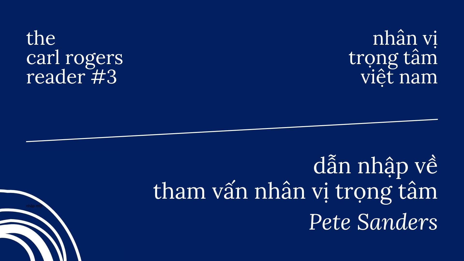 The Carl Rogers Reader #3